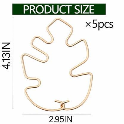 5PCS 4.13*2.95in Monstera Stem Support-Keep Plants Healthy&Upright - size: 4.13 x 2.95 inches