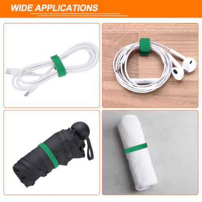 HARFINGTON Garden Plant Tape 16.4ft 25/32" Reusable Tie Strap Emerald Green - color: Emerald Green, size: 16.4ft x 25/32"