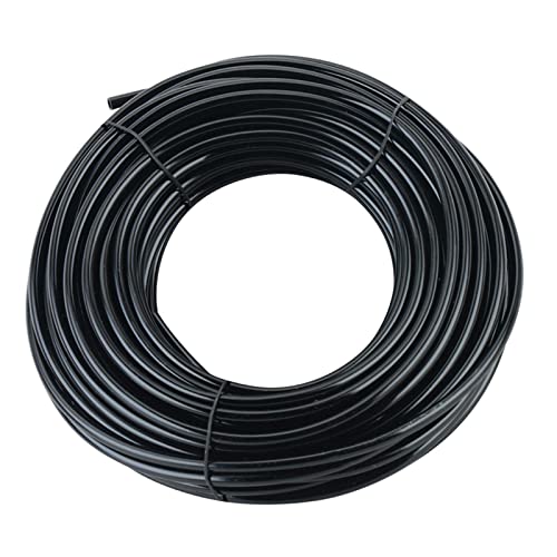 50ft 1/4 inch Drip Irrigation Tubing, Blank Distribution Line Water Hose Garden Watering Tube for Garden Irrigation System - size: 50FT Tubing + 0 PC Dripper