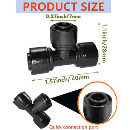22Pcs Quick Connect Drip Irrigation Fittings Kit for 1/4" Tubing - size: 22PCS irrigation accessories
