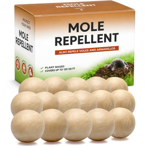 Mole Repellent, Gopher Repellent, Groundhog Repellent Outdoor 16P - size: 1 Ounce ( Pack of 16 )