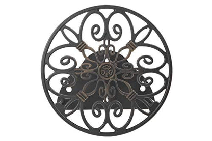 Liberty Garden Products 670 Wall Mounted Decorative Hose Butler, Holds 125-Feet of , Black - size: 1 Count (Pack of 1)