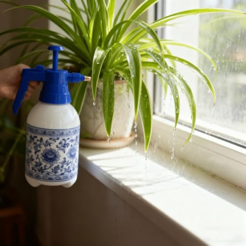 2L Handheld Garden Pump Sprayer Pressure Spray Bottle (2L Blue) - color: 2L Blue