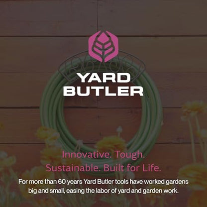Yard Butler Heavy Duty Wall-Mounted Hose Hanger - Spiral Design, Green - color: Weathered Green, size: Spiral