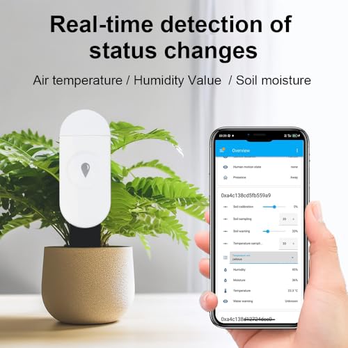 Haozee Intelligent Soil Moisture Sensor, Zigbee Hub Required