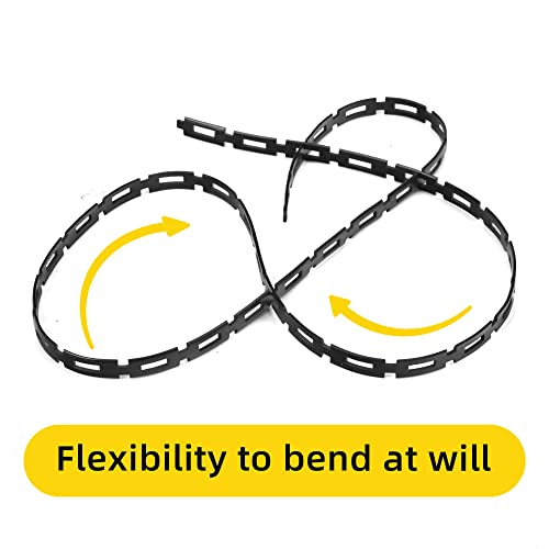 50 Ft Plastic Chain Lock Tree Tie, 1/2" Wide Adjustable Tree Support Straps - color: 1 Pcs