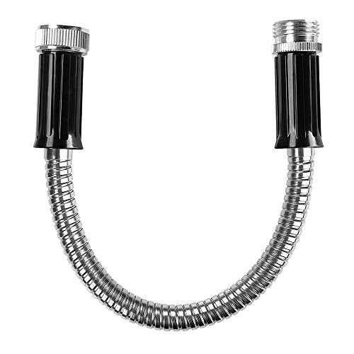 Beaulife Metal Short Garden Hose 1 Foot Connectors, Drainage Hose for Dehumidifier Small Water Hose Extension High Pressure Bib Reel Extender, Drinking Water Hose for RV Outdoor - size: 1 Feet