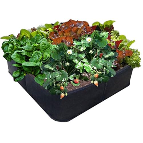 4 ft X 4 ft Victory 8 EZ-GRO Raised Garden Bed Big Square Grow Your OWN No Assembly - size: 4x4 Feet