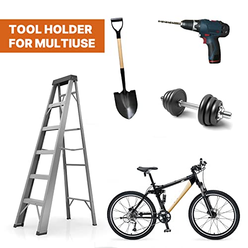 FLEXI RODS Garage Organization Weed Eater Holder Shed Organizer, Trimmer Rack Garden Power Tool Hanger for Grass Lawn Mower, 2 Pack - size: Weed Eater Holder - 2 Brackets