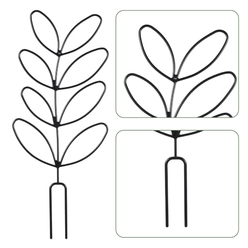 Gjinxi 2 Pcs Indoor Plant Trellis Houseplant Trelli,12 inch Plastic Trellis