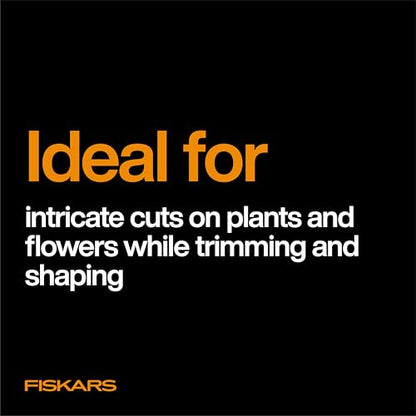 Fiskars 7" Loop Micro-Tip Pruning Shears, Garden Snips for Intricate Cuts - style: Micro-Tip Shears
