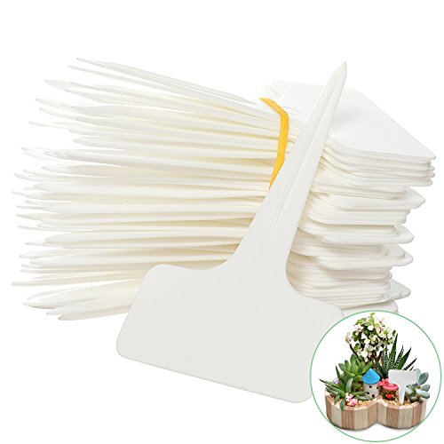 Prudance® 50 Pack Reusable Waterproof Plant Markers, White - color: White