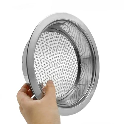 Soil Sifter Set for Garden with 5PCS Mesh(1,3,6,9,12mm) Sieve for Rocks and Sand