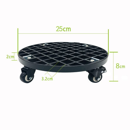Planter Caddy Heavy Duty Plant Stand with Locking Wheels Outdoor Indoor 10 Inch 400 Lbs Capacity - size: 10 inches