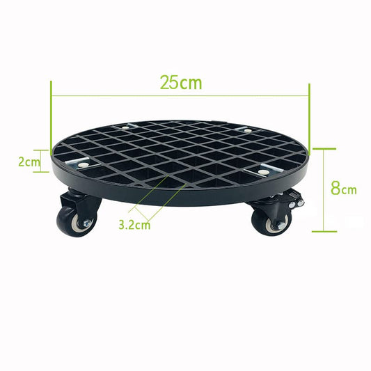 Planter Caddy Heavy Duty Plant Stand with Locking Wheels Outdoor Indoor 10 Inch 400 Lbs Capacity - size: 10 inches