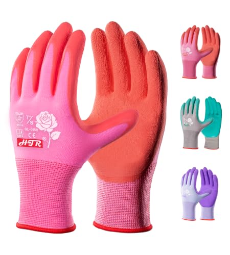 HTR Gardening Gloves For women, Garden Yard Work With Grip, Weeding, Small - size: Small