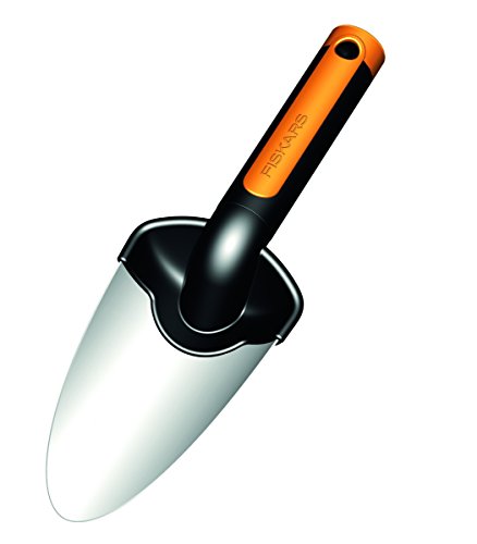 Fiskars Troop, Length: 27 cm, Stainless Steel Blade, Black/Orange, Premium, 1000726 - style: Trowel