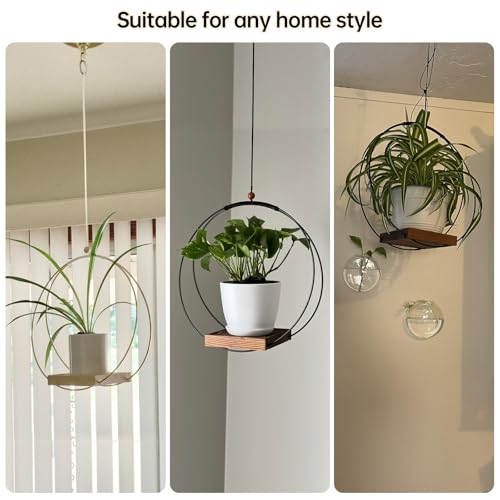 Adnkwolivt Hanging Planter for Indoor Plants - Outdoor Plant Hanger, Mid Century Metal Plant Hanger, Indoor Conner Ceiling, Gift for Mom, Plant Lovers, Housewarming - size: 1 Pack