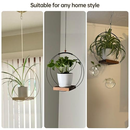 Adnkwolivt Hanging Planter for Indoor Plants - Outdoor Plant Hanger, Mid Century Metal Plant Hanger, Indoor Conner Ceiling, Gift for Mom, Plant Lovers, Housewarming - size: 1 Pack