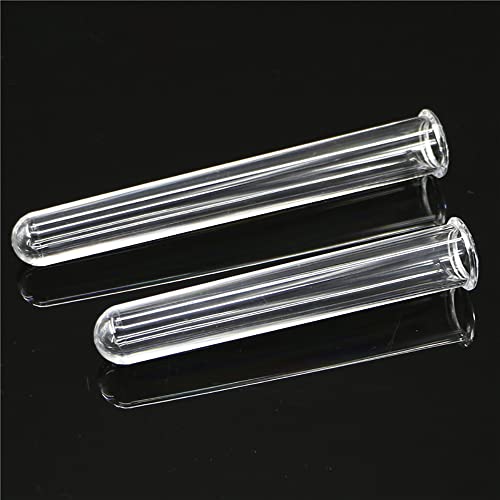 9Pcs Clear Test Tubes for Plant Propagation Station Hydroponic/Flowers for Home Office Desktop Decoration(Test Tube)