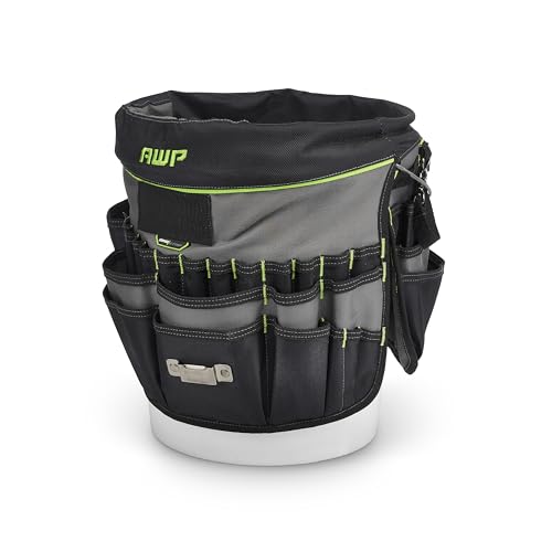 AWP Bucket Tool Organizer 51-pocket, Utility Tool Bag, 1 Pack