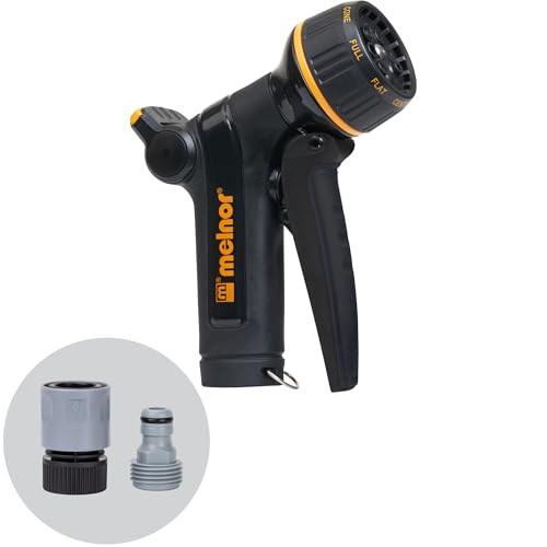 Melnor 65142AMZ Metal Front Trigger 8 Patter Nozzle - size: Multi-Pattern, style: Front Trigger