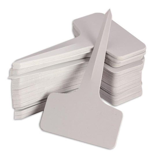 10pcs/lot 6 x10cm Plastic Plant T-Type Tags Markers Nursery Garden Labels Decoration