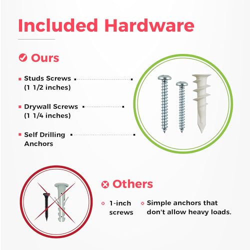 TIDYME Garage Wall Organizer, Shovel Holder Wall Mount, 48" Double Hooks - size: 48", style: Double Hooks