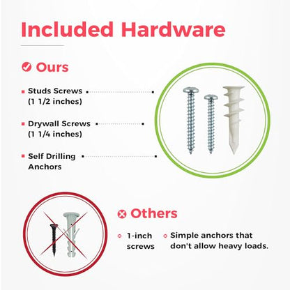 TIDYME Garage Wall Organizer, Shovel Holder Wall Mount, 96" Double Hooks - size: 96", style: Double Hooks