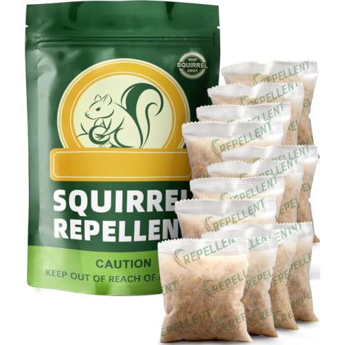 Squirrel Repellent Outdoor, Chipmunk Repellent Outdoor, 12Packs - size: 1.5 Ounce(Pack of 7)