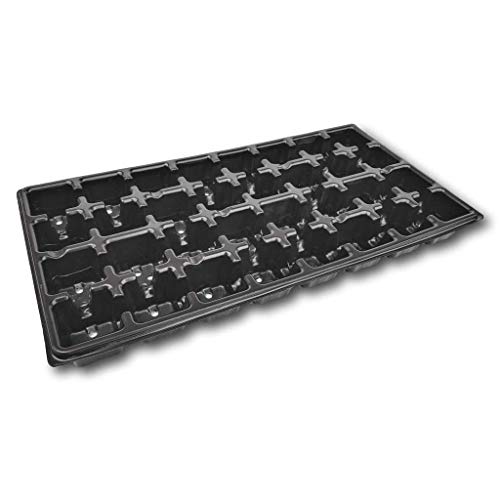 Bootstrap Farmer 32 Cell Seed Starter Kit, 2-Pack with 6 Inch Domes and Heavy Duty 1020 Trays, Reusable Propagation System for Commercial Growers - size: 2 Cell, 2 Flat, 2 Dome