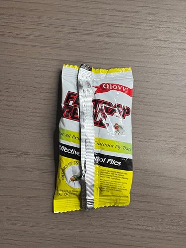 12 Pack Fly Bait, Fly Trap Refills Packet Work with All Reusable Flies Trap - size: 12 Pack