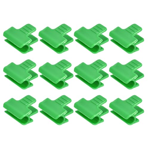 uxcell Greenhouse Clamps for 7/16" PVC Pipe, 20pcs Greenhouse Film Clamps Shading Net Rod Clip Garden Hoops for Row Cover, Greenhouse Plastic Sheeting - size: 7/16"