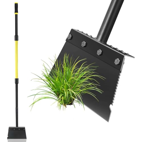 Flat Shovel Floor Scraper, Edging Tool for Landscaping and Weeding