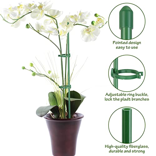 76pcs Plant Stakes for Indoor Plants, 25 Pack 16 inch Plant Support Stakes