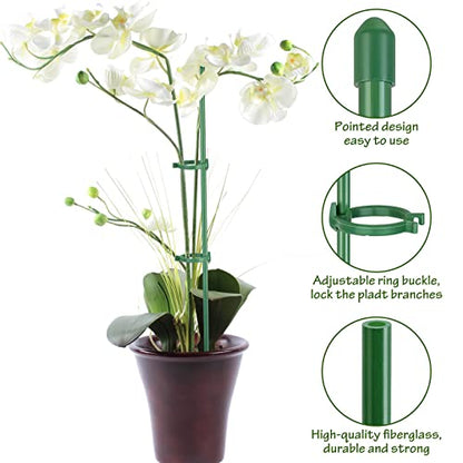 76pcs Plant Stakes for Indoor Plants, 25 Pack 16 inch Plant Support Stakes