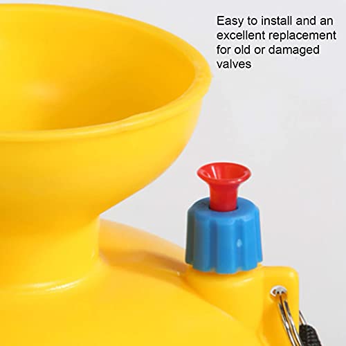 Pressure Relief Valve PP Automatic Safety Valve Accessory for 3L/5L/8L Backpack Sprayer(Red blue)