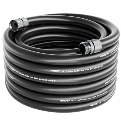SPECILITE Garden Hose 50 ft x 5/8 in, Custom-Length Flexible Water Pipe - size: 50FT