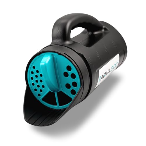 AquaDoc Handheld Seed Spreader for Lawns, Fertilizer, Snow Salt - 2.5L