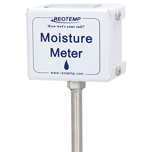 Reotemp 15 Inch Garden and Compost Moisture Meter, Garden Tool Ideal for Soil, Plant, Farm and Lawn Moisture Testing - size: 15 Inch Stem