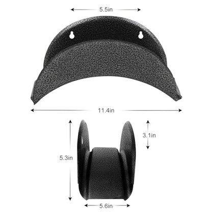 GARTOL Garden Hose Holder Heavy Duty Wall Mount, High Carbon Steel Hose Hanger for Outside Yard, Rust Proof - size: 1 Pack