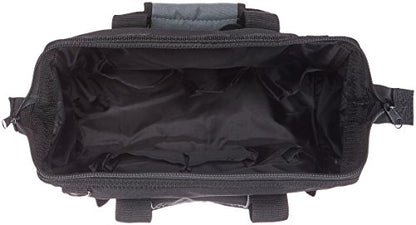 Amazon Basics Durable Wear-Resistant Tool Storage Bag with Adjustable Shoulder Strap,Portable Tool Organizer,16 Pockets,12 in,Black & Gray,(Pack of 8) - size: Small Standard Bag (Pack of 8)