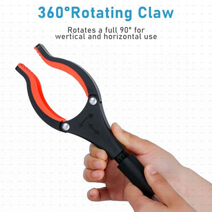 Grabber Reacher Tool, 32" Foldable, Orange, 2Pack - color: Orange3
