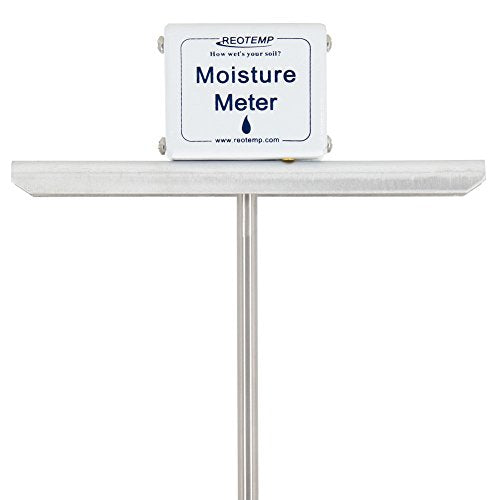 Reotemp 24 Inch Garden and Compost Moisture Meter, Garden Tool Ideal for Soil, Plant, Farm and Lawn Moisture Testing - size: 24 Inch Stem