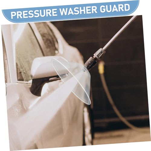 SUPVOX 2 Pack Pressure Washer Splash Guard Overspray Deflector for Backpack Sprayer High Pressure Spray Gun Shield Water Sprayer Fan Protector for Car Washing and Lawn Cleaning