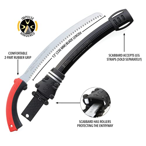 Silky Professional Series TSURUGI Curved Hand Saw 330mm LG Teeth (454-33) - size: 330 mm, Large Teeth