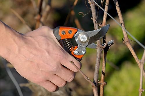 Bahco BAHPX-M2-L ERGO Medium Left-Hand Bypass Pruning Shears, 3/4" Cut Cap - size: Medium - Left Handed, style: #2 Blade