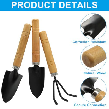 3 Pcs Small Garden Tool Set, Iron - color: 3 pcs
