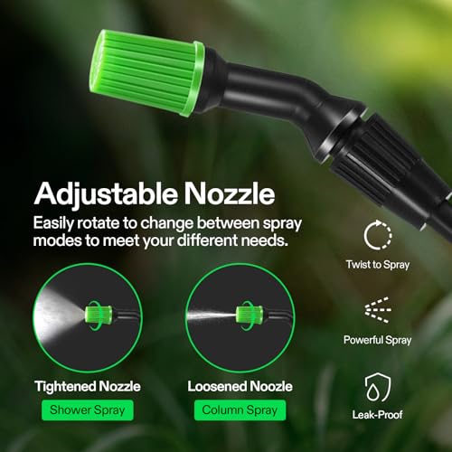 VIVOSUN 2-Gallon Pump Pressure Sprayer - color: Green, size: 2.1 Gallons