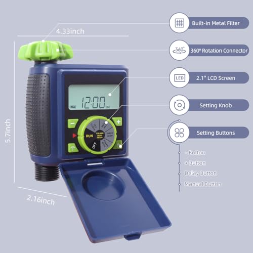Water Timer Garden Controller Sprinkler Automatic Irrigation - style: 1 outlet